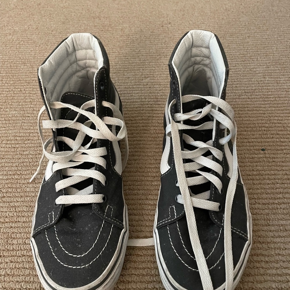 Grey High Top Vans